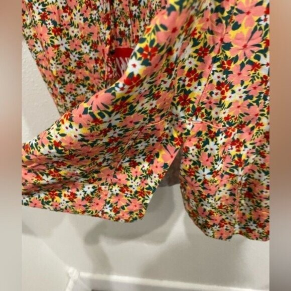 Maaji Caftan Floral Beach Boho Cherry Blossom Dress Swim Cover Feminine Tassel - Picture 4 of 9